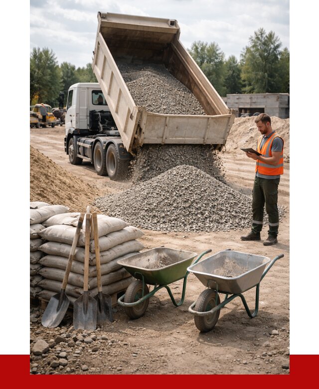 Доставка нерудных материалов в Тольятти от 1241 руб. | ПРОНЕРУДТля
