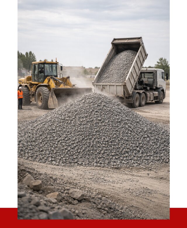 Купить щебень с доставкой в Тольятти от 2586 руб. | ПРОНЕРУДТля