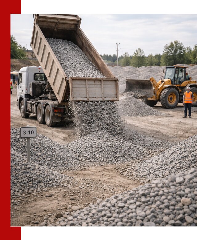 Гранитный щебень фракции 3–10: доставка и продажа в Тольятти