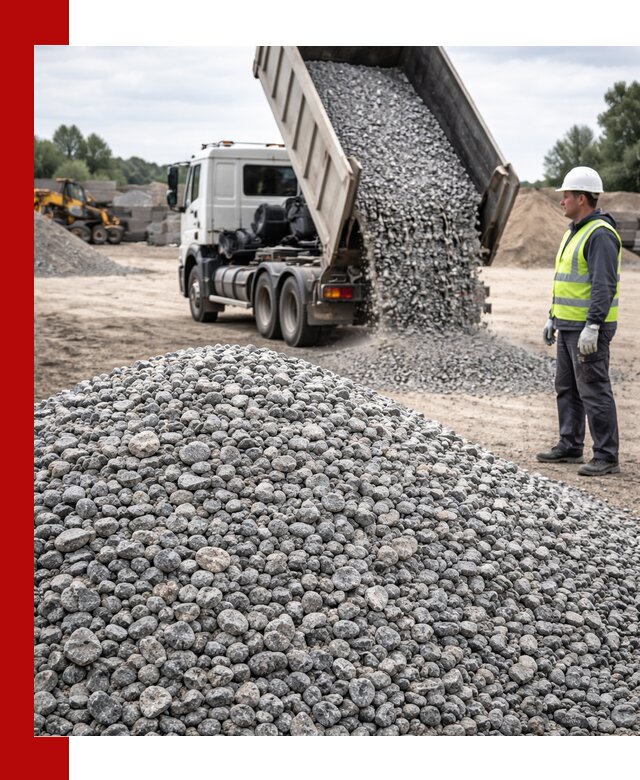 Доставка и продажа гранитного щебня фракции 5-20 в Тольятти