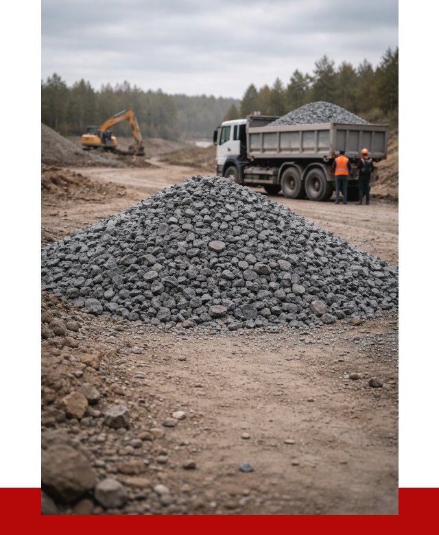 Щебень габбро диабаз фракция 40-70 в Тольятти от 2275 р-ПРОНЕРУДТля