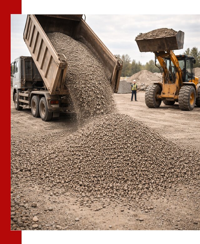 Гравийный щебень фракция 3–10 с доставкой в Тольятти