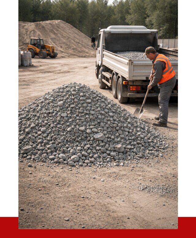 Гравийный щебень фракция 5-10 в Тольятти от 2275 р. | ПРОНЕРУДТля