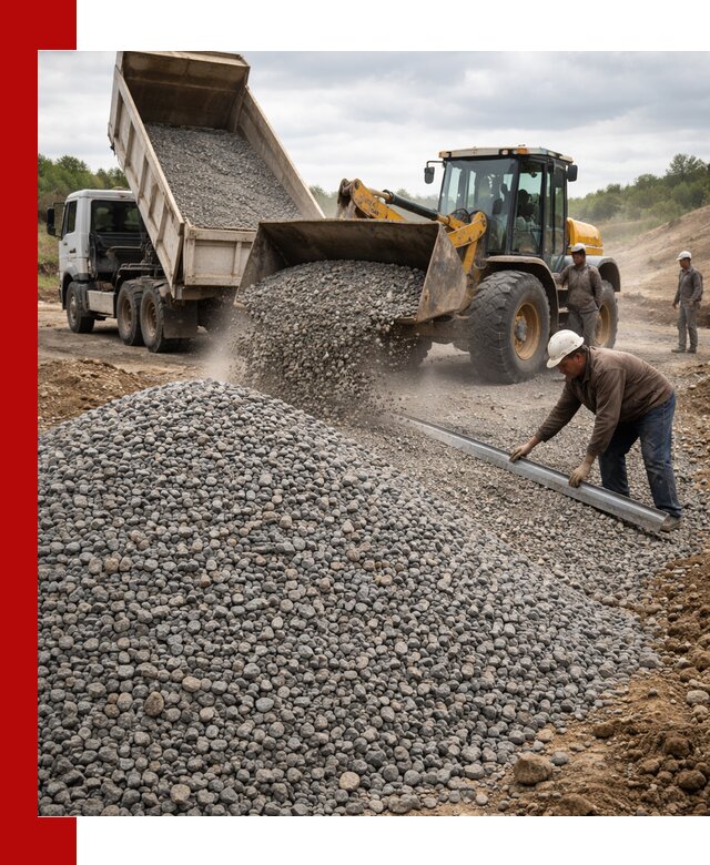 Гравийный щебень фракция 5-20 с доставкой в Тольятти