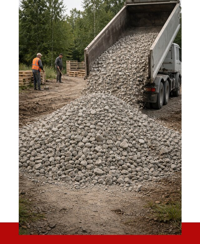 гравийный щебень фракция 70-120 в Тольятти от 2534 р. ПРОНЕРУДТля