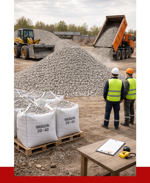 Известняковый щебень 20-40 в Тольятти от 2172 р. ПРОНЕРУДТля