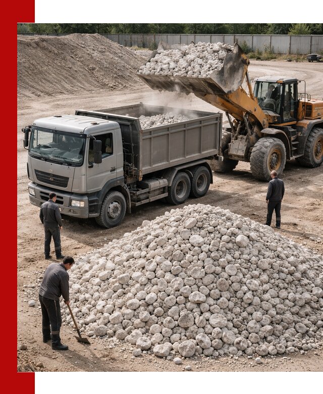 Известняковый щебень фракция 70–150 с доставкой в Тольятти