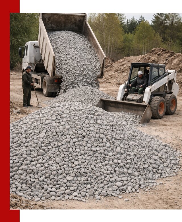 Доставка доломитового щебня в Тольятти напрямую от карьера