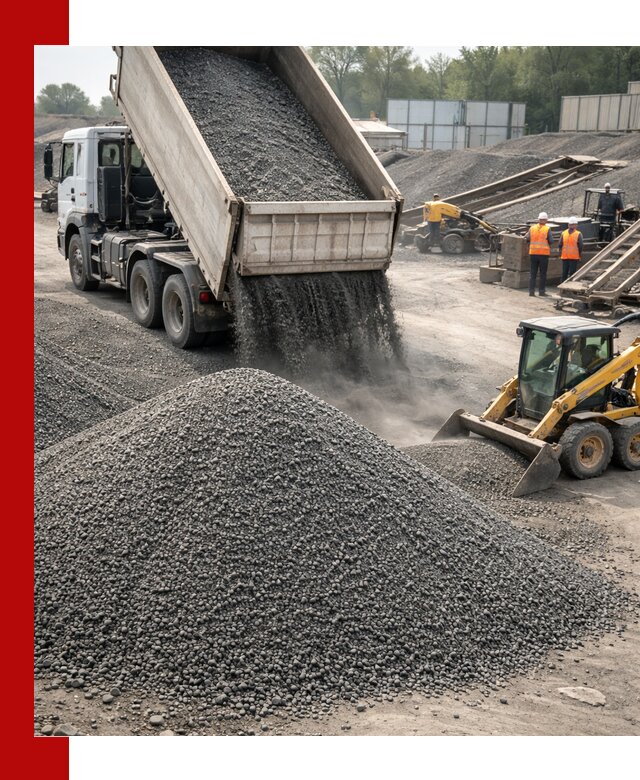 Вторичный щебень фракция 0–5 с доставкой в Тольятти
