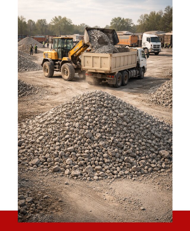 Вторичный щебень фракция 40-70 в Тольятти от 1800 р, ПРОНЕРУДТля