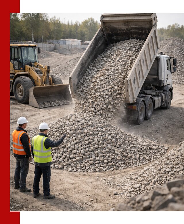 Вторичный щебень фракция 40–70 доставка в Тольятти