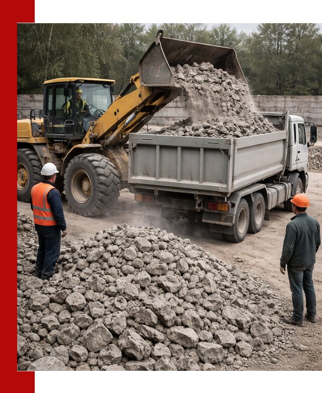 Вторичный щебень фракция 70–150 в Тольятти с доставкой