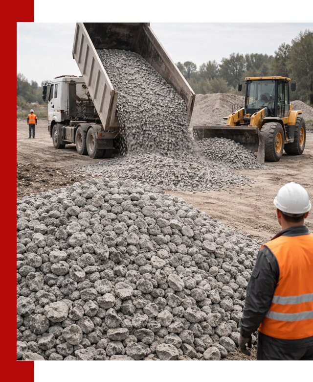 Доставка бетонного щебня фракции 20-40 в Тольятти