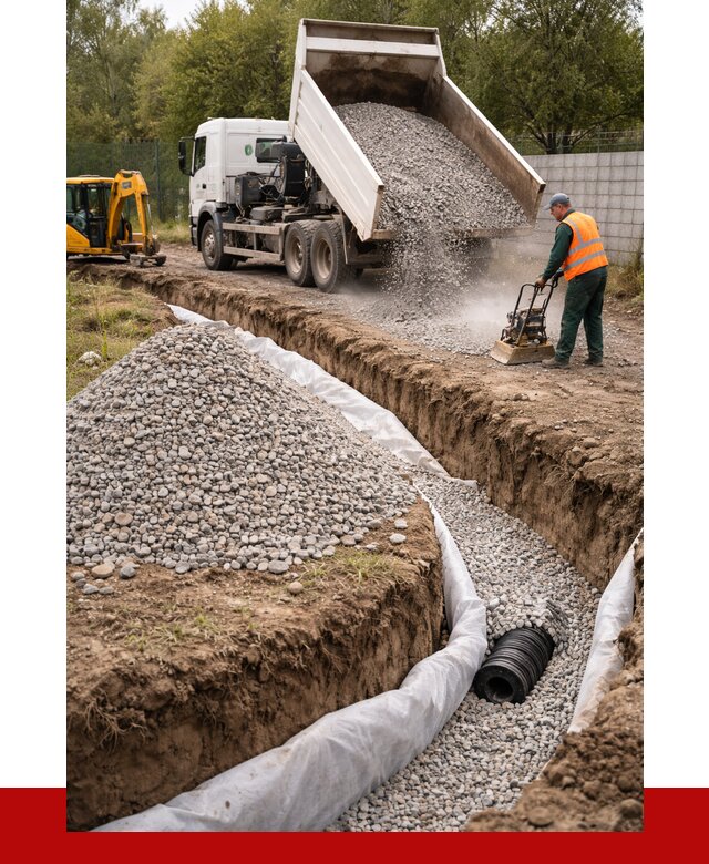 Щебень для дренажа в Тольятти от 1913 р., ПРОНЕРУДТля доставка