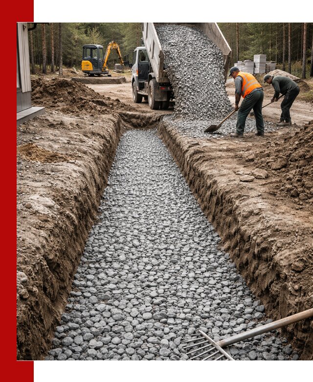 Щебень для дренажа с доставкой в Тольятти высокого качества