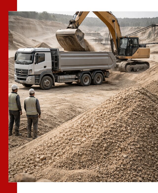 Карьерный крупнозернистый песок с доставкой в Тольятти