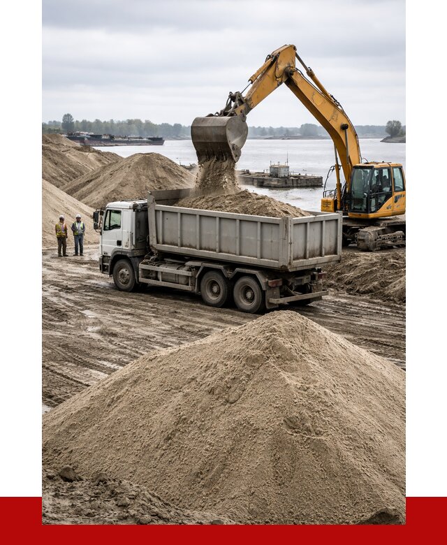 Купить речной песок навалом в Тольятти от 1862 р., ПРОНЕРУДТля