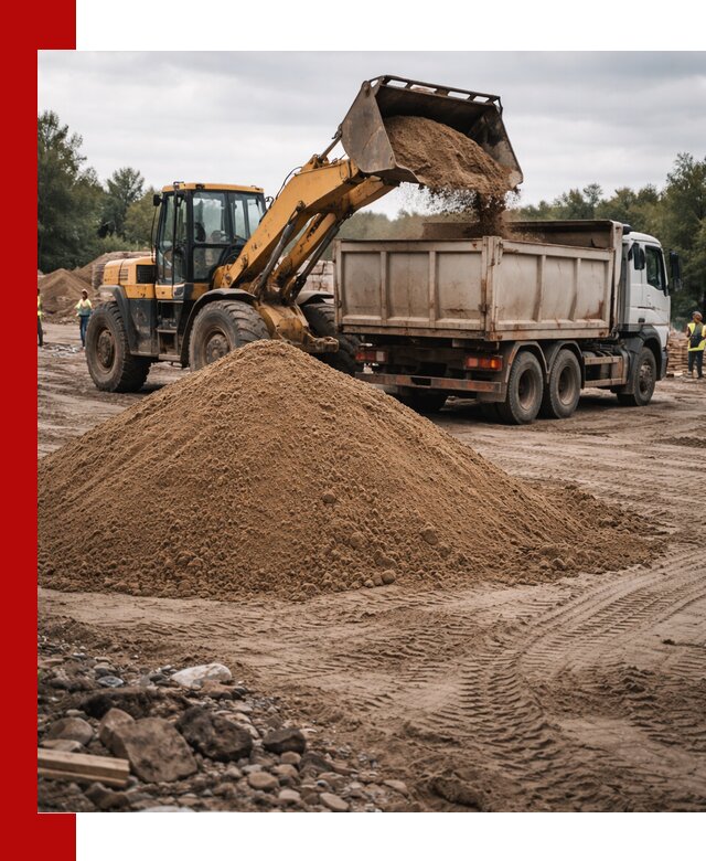 Доставка речного песка навалом в Тольятти быстро и выгодно