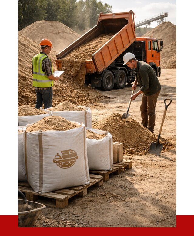 Строительный песок в Тольятти от 2275 р. с доставкой, ПРОНЕРУДТля