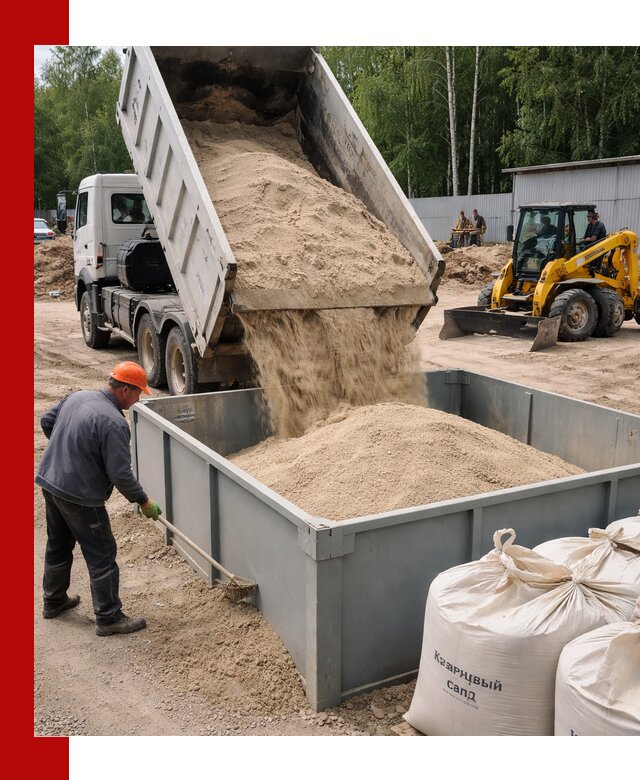 Кварцевый песок для фильтра в Тольятти — доставка и качество