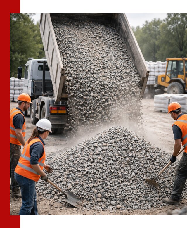 Доставка гравия и камня в Тольятти оптом и в розницу