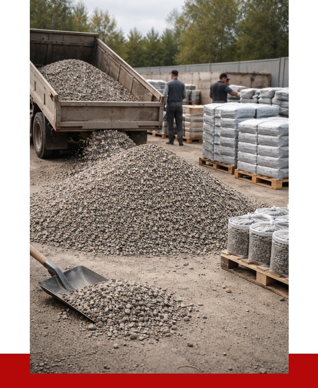 Гравий фракция 5-20 в Тольятти купить от 2379 р. ПРОНЕРУДТля