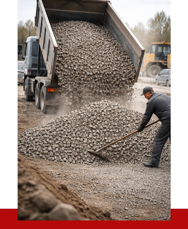 Гравий фракция 20-40 в Тольятти от 2586 р. доставка | ПРОНЕРУДТля