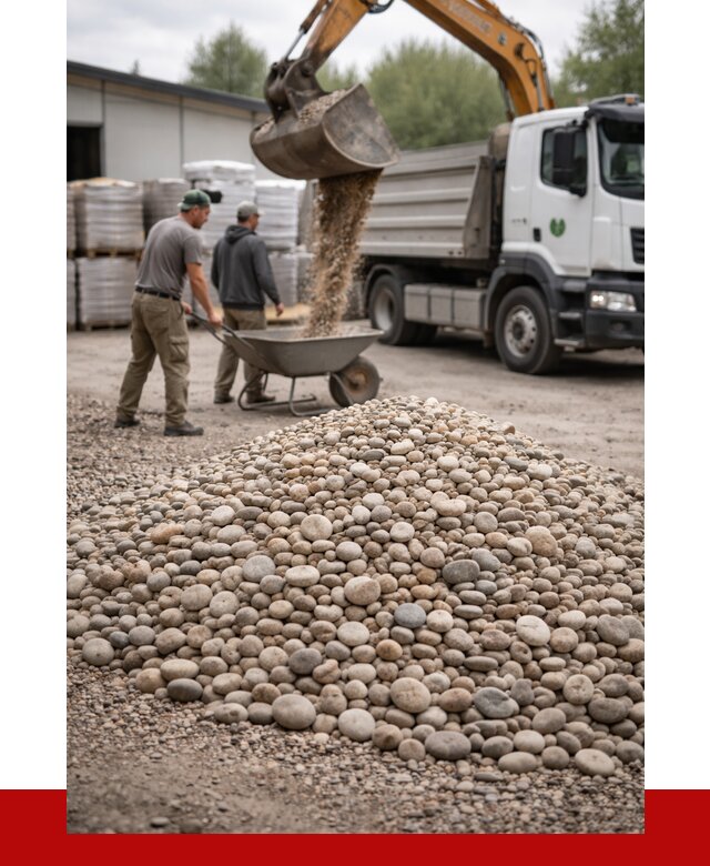 Галька декоративная в Тольятти от 3309 р. за куб | ПРОНЕРУДТля
