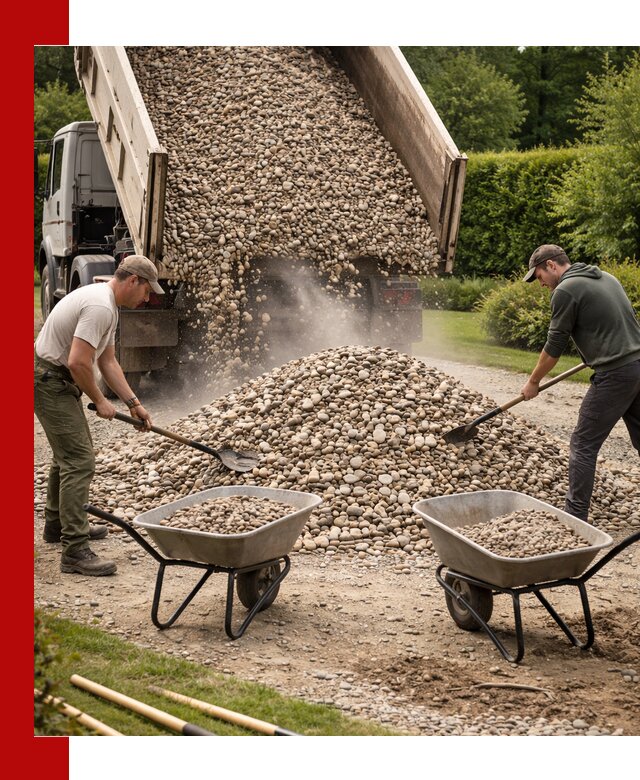 Доставка и продажа декоративной гальки в Тольятти