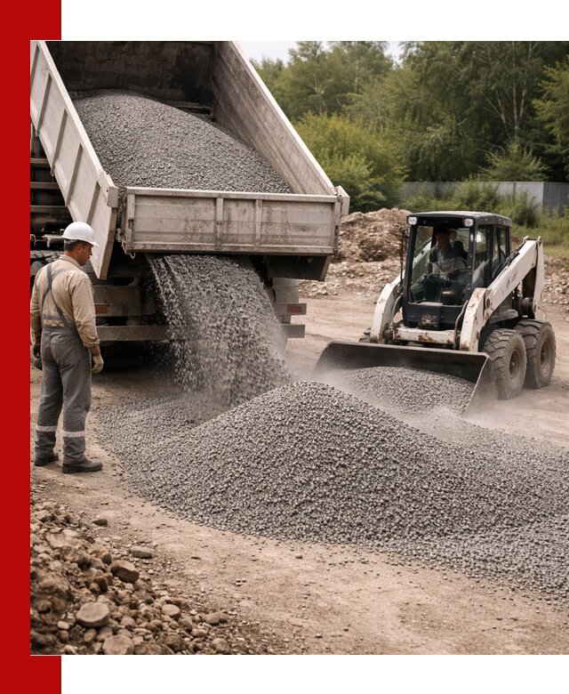 Доставка гравийного отсева 0-5 в Тольятти оптом и в розницу