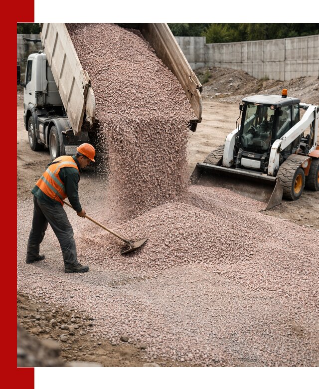 Крошка розовый гранит с доставкой в Тольятти от производителя