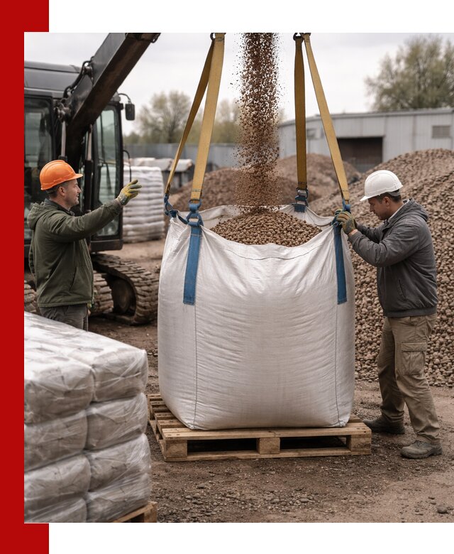 Керамзит в биг-бегах с доставкой в Тольятти