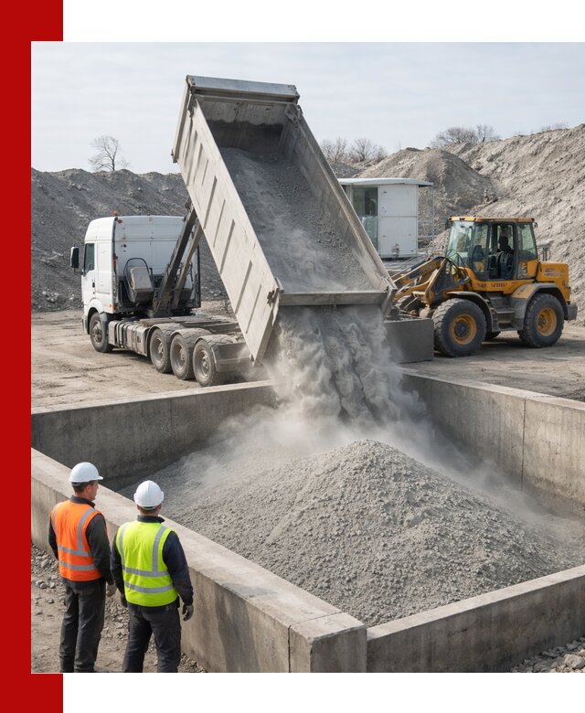 Доставка цемента навалом в Тольятти крупными партиями