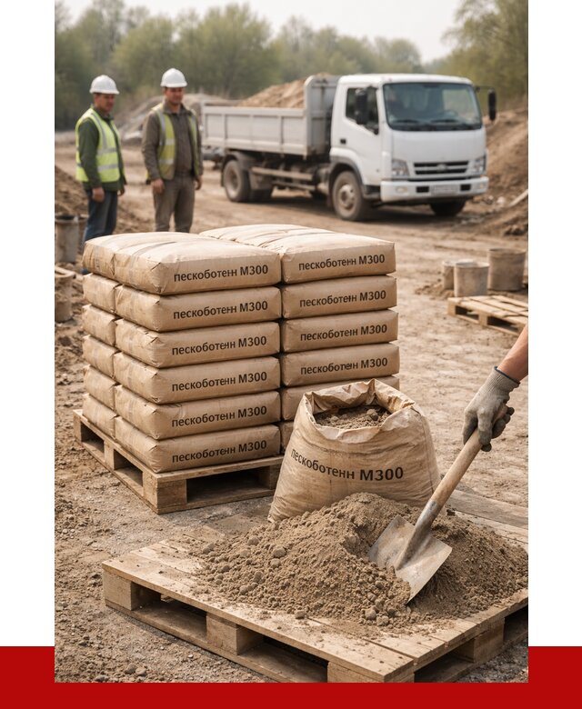 Пескобетон М300 в Тольятти с доставкой от 4809 р. за куб | ПРОНЕРУДТля