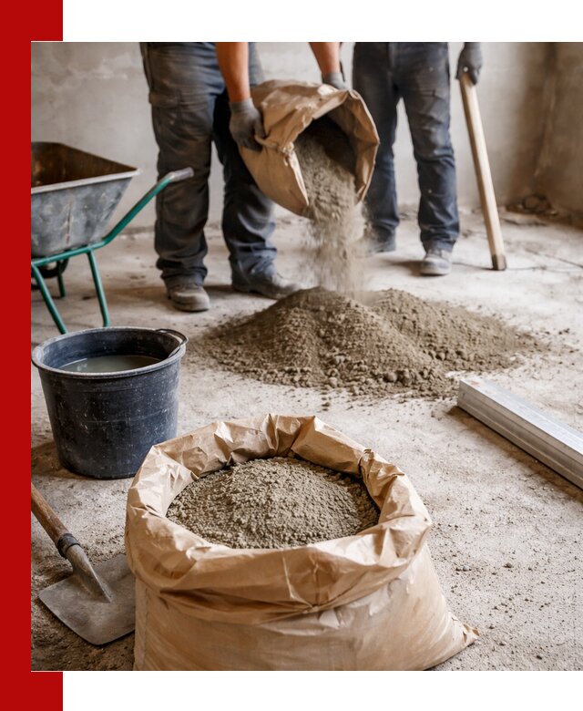 Доставка сухой смеси для стяжки в Тольятти