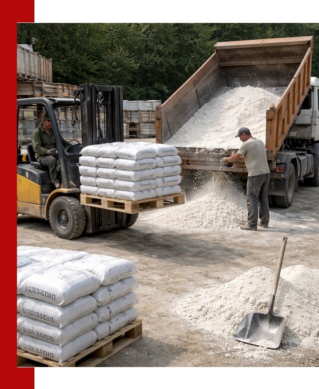 Доставка строительной извести оптом и в розницу в Тольятти