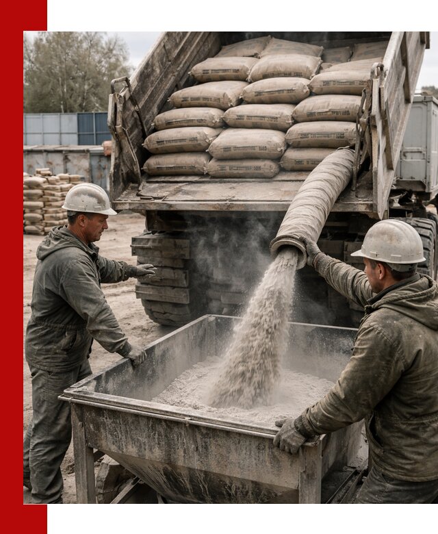 Доставка цемента М400 в Тольятти оптом и в розницу