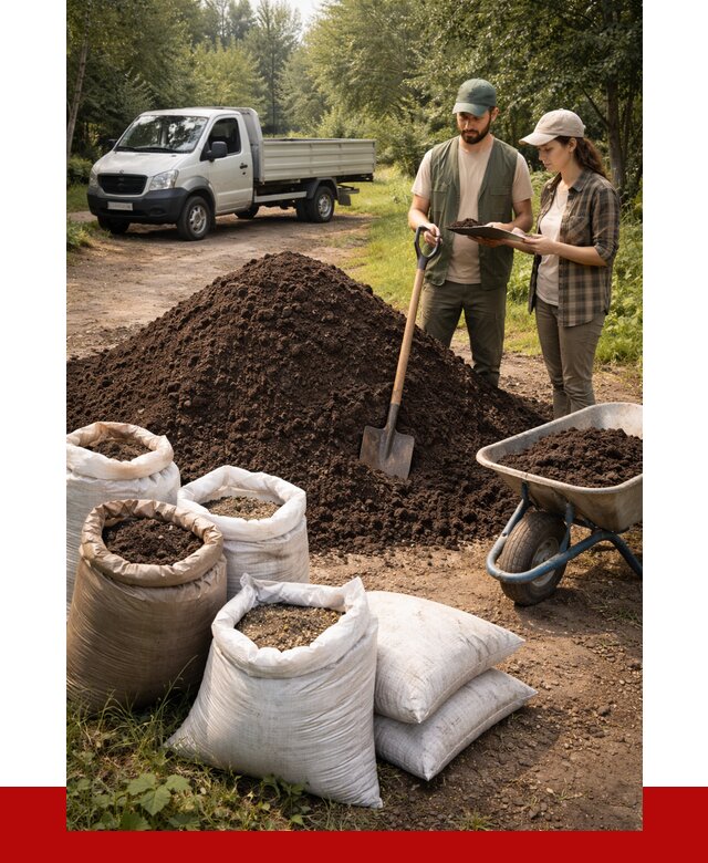 Купить грунт с доставкой в Тольятти от 4654 р. за м3 | ПРОНЕРУДТля