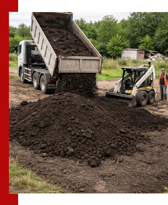 Поставка плодородной земли с доставкой самосвалом в Тольятти