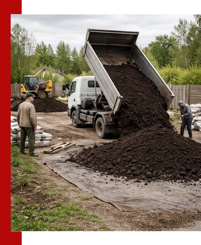 Доставка качественного почвогрунта в Тольятти оптом и в розницу