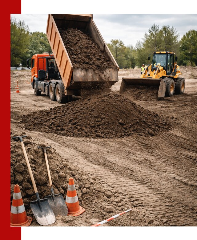 Поставка и доставка планировочного грунта в Тольятти