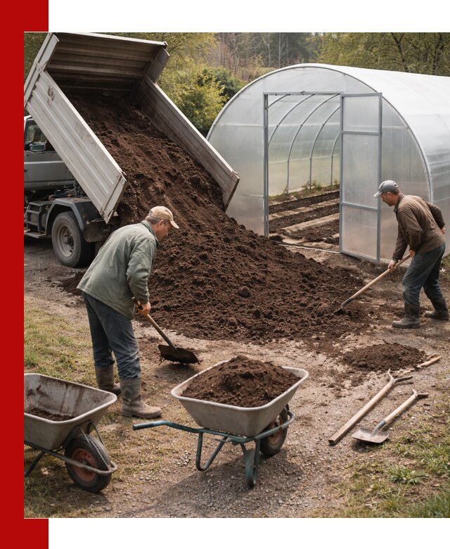 Грунт для теплицы с доставкой в Тольятти — плодородный субстрат под растения