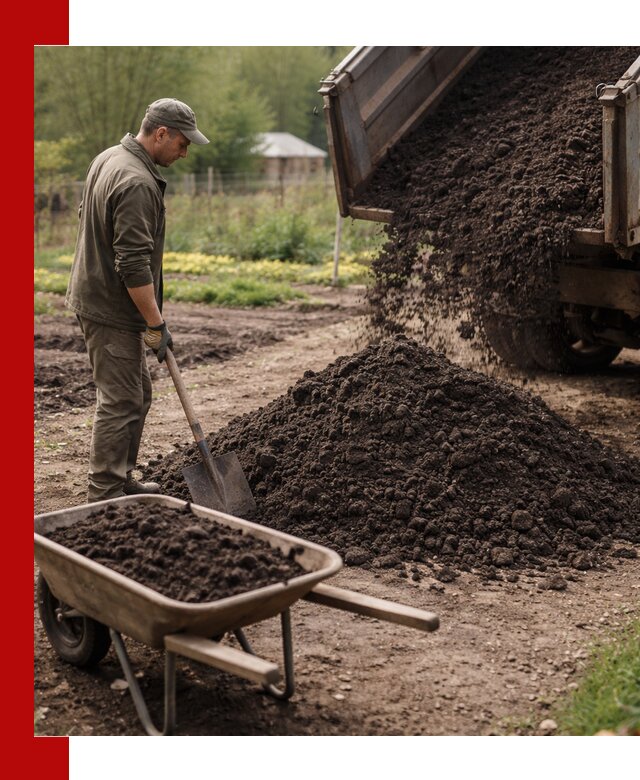 Доставка качественной земли для огорода в Тольятти