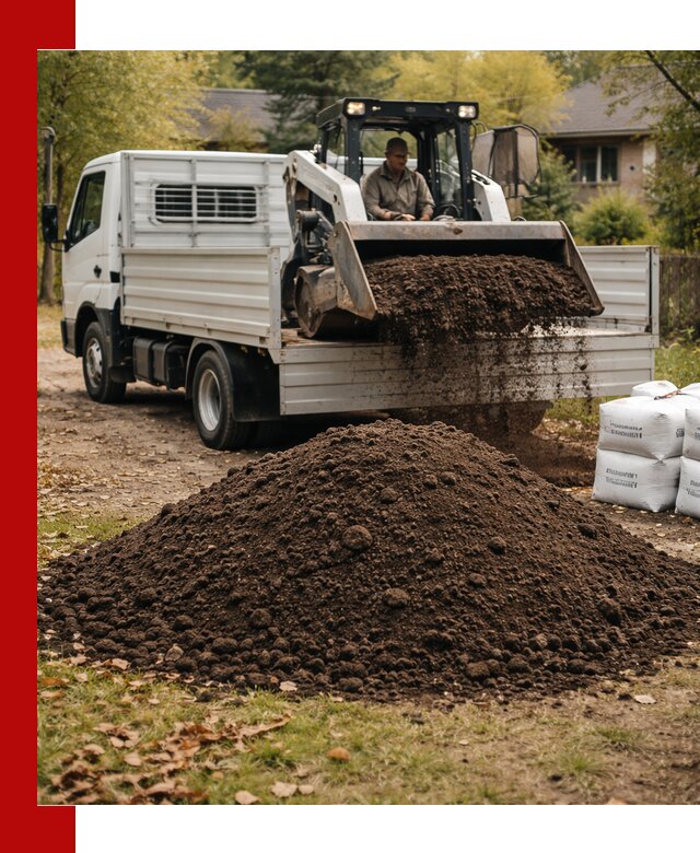 Доставка садовой земли в больших объёмах в Тольятти
