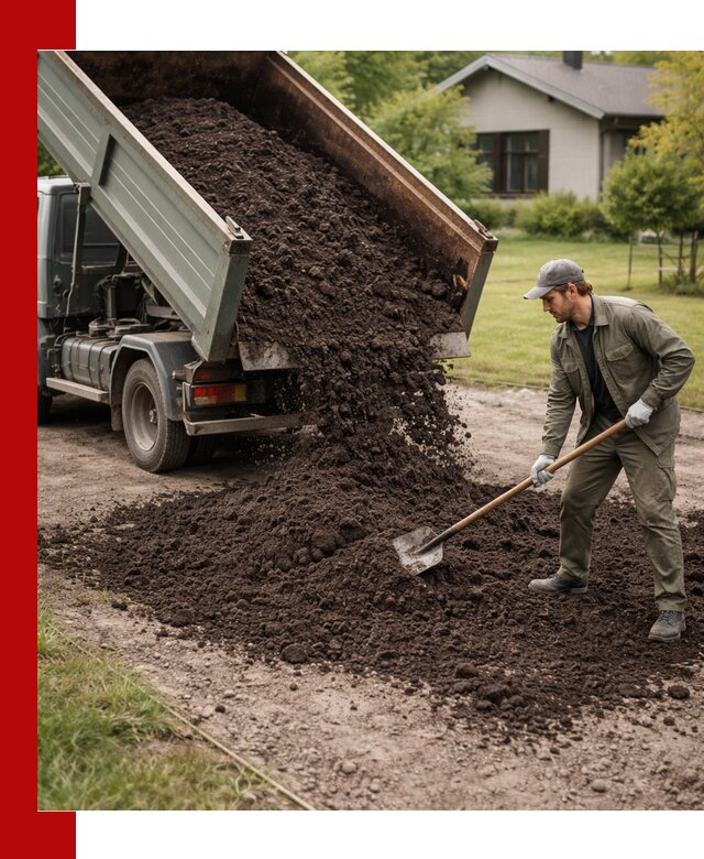 Чернозем для газона с доставкой в Тольятти быстро и качественно