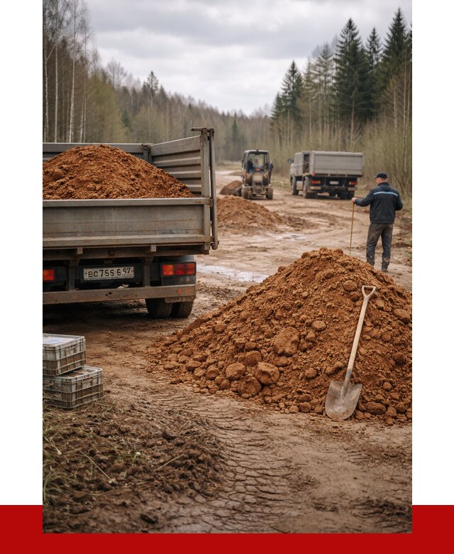 Глина и суглинки в Тольятти от 4654 р. за куб | ПРОНЕРУДТля