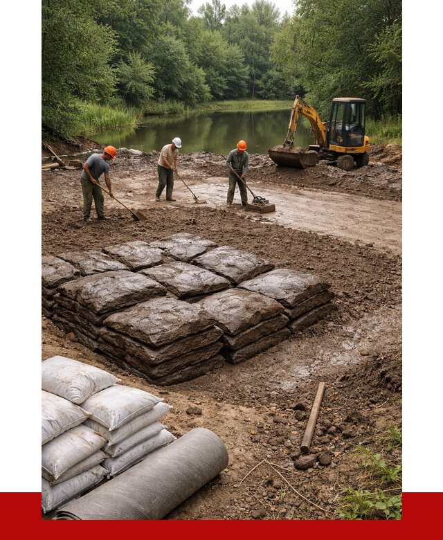Купить глину для пруда в Тольятти от 4654 р. с доставкой | ПРОНЕРУДТля