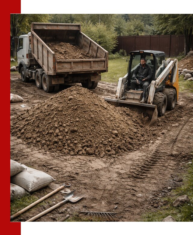 Суглинок для планировки участков в Тольятти с доставкой и выгрузкой