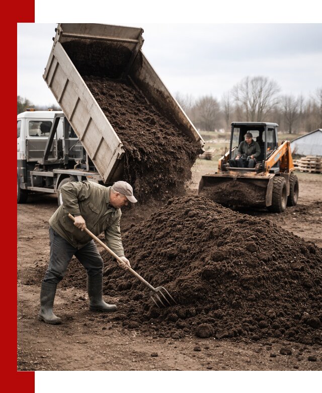 Доставка и продажа перегноя в Тольятти быстро и дешево