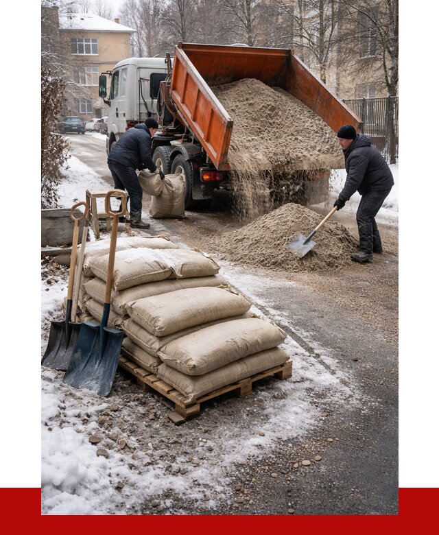 Противогололедные материалы оптом в Тольятти от 4344 р. | ПРОНЕРУДТля